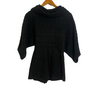 Majora black cowl neck sweater. Size small